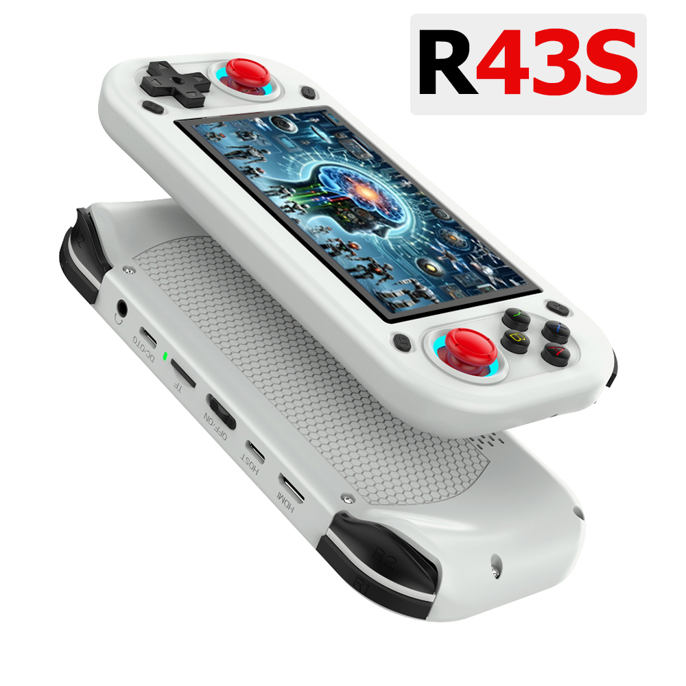Retro Handheld Console Linux Ips Screen - Consola de videojuegos portátil Retro R43S,