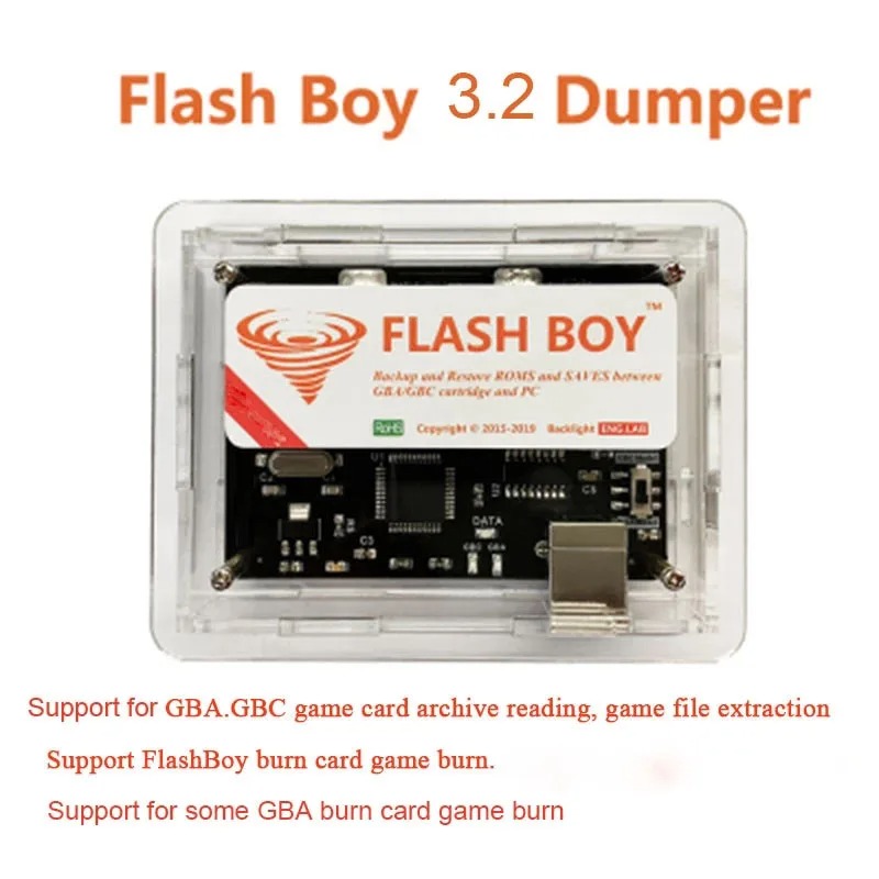 Gameboy Cartridge Flasher Dumper - Flash Boy 3.2 Cyclone Dumper para