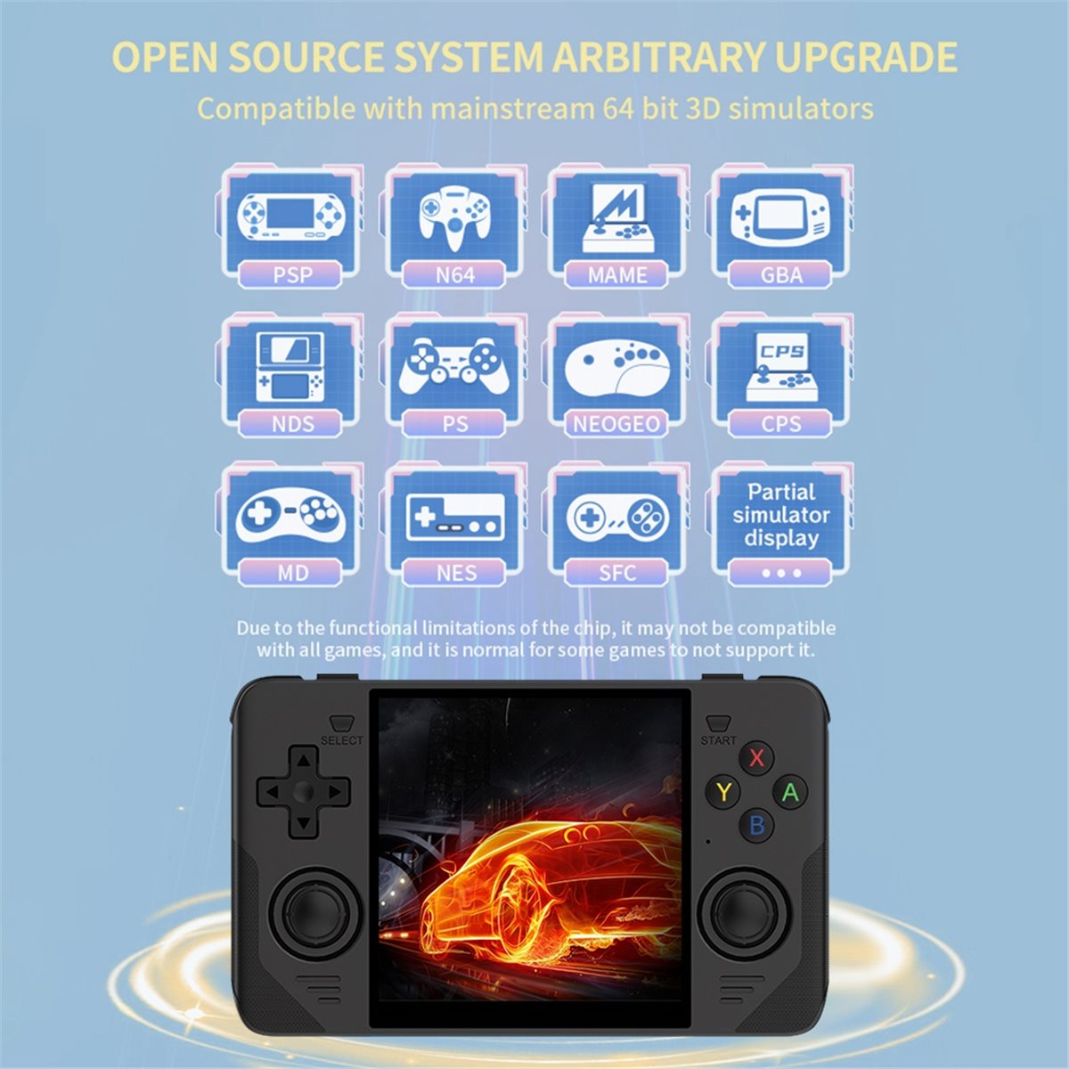 Consola de juegos portátil ret - Open Source Retro Game Console 4 Inch reseña y precio