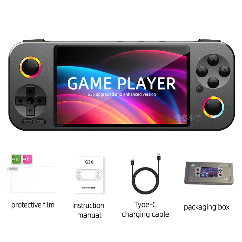 Consola de Juegos Portátil G36 - Open Source Retro Game Console 4 Inch reseña y precio