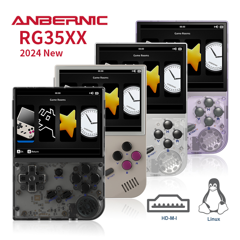 ANBERNIC 2024 nueva consola de - Retro Game Console Hdmi Tv Output reseña y precio