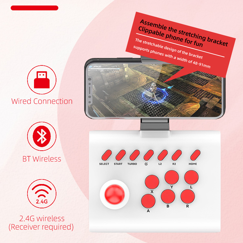 Mando Arcade con Bluetooth par - Wireless Retro Controller Bluetooth Gamepad reseña y precio