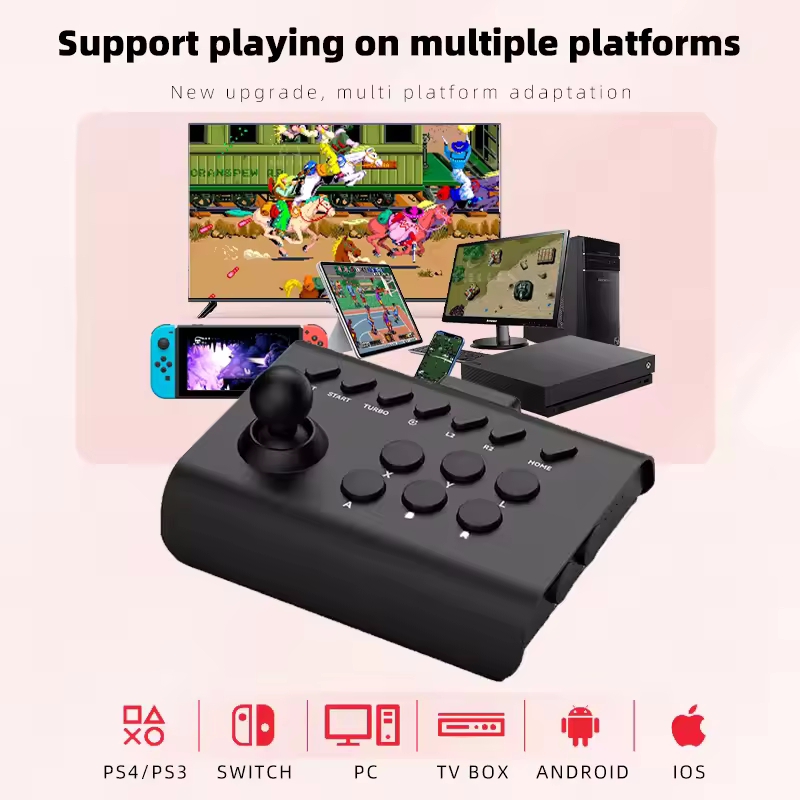 Mando Arcade con Bluetooth par - Wireless Retro Controller Bluetooth Gamepad reseña y precio