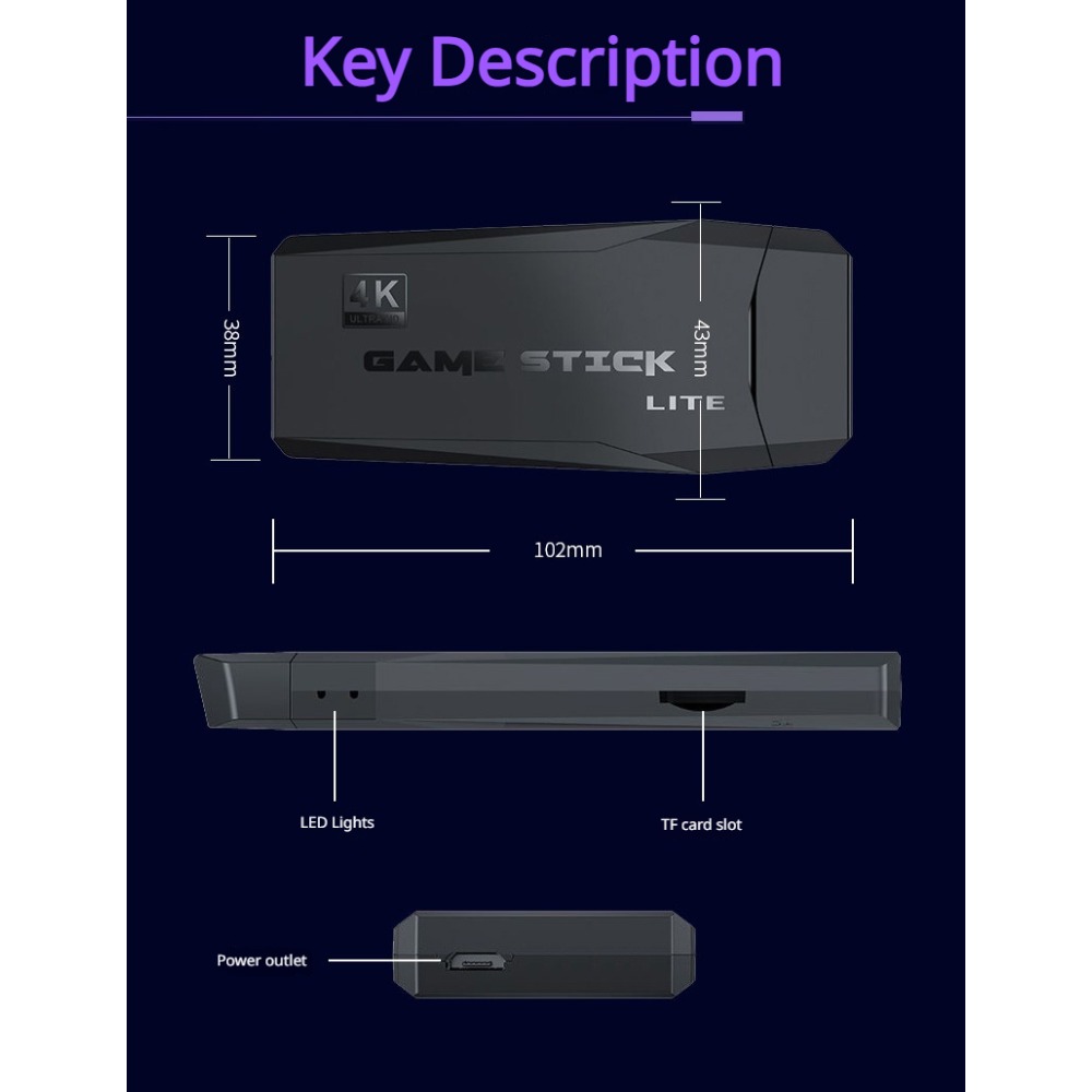 Consola de Juegos Retro Portát - Retro Game Console Hdmi Tv Output reseña y precio