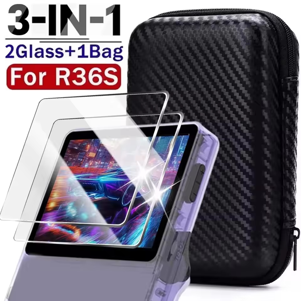 Estuche de Transporte 3 en 1 c - Screen Protector Tempered Glass Console reseña y precio
