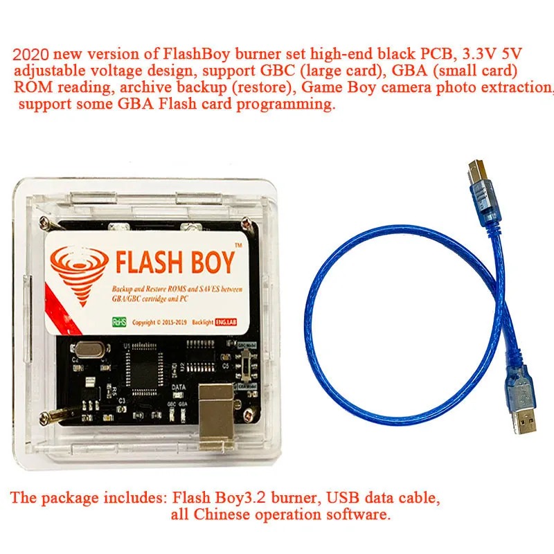 Flash Boy 3,2 Cyclone Dumper p - Gameboy Cartridge Flasher Dumper reseña y precio