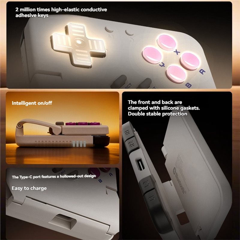 AA60-Pocket Taco - Controlador - Wireless Retro Controller Bluetooth Gamepad reseña y precio